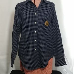 Ralph Lauren Gold Emblem Button Up
